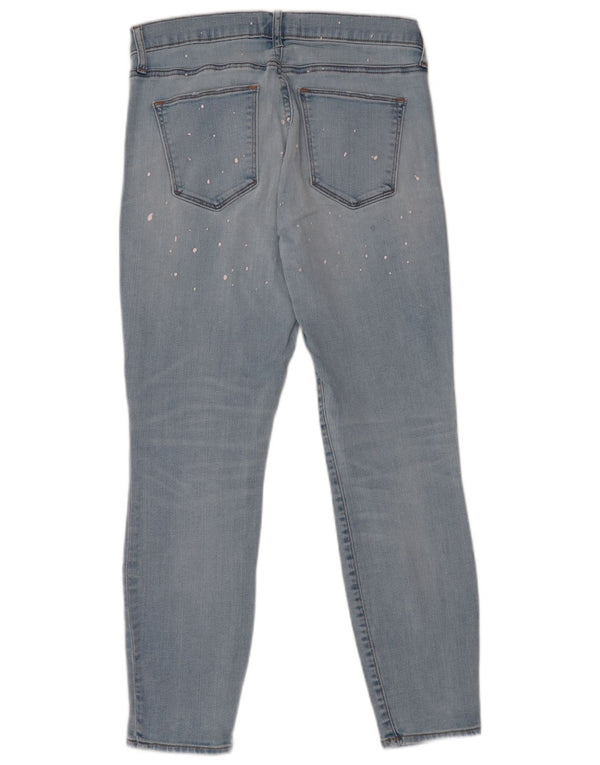 Blugi skinny pentru femei Gap L30 L27 Bumbac cu pete albastre
