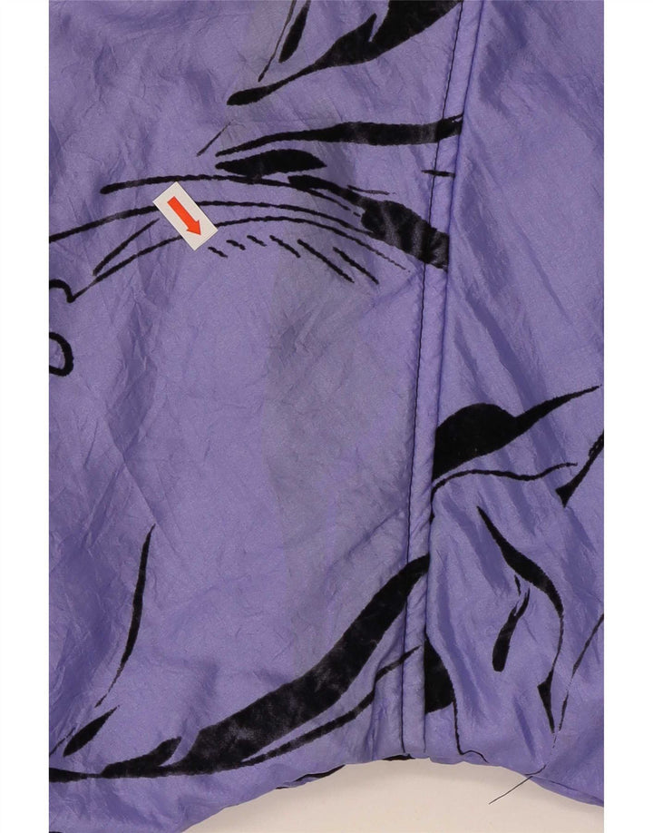 Salopetă de schi supradimensionată pentru femei Vintage IT 42 Medium Purple Colorblock