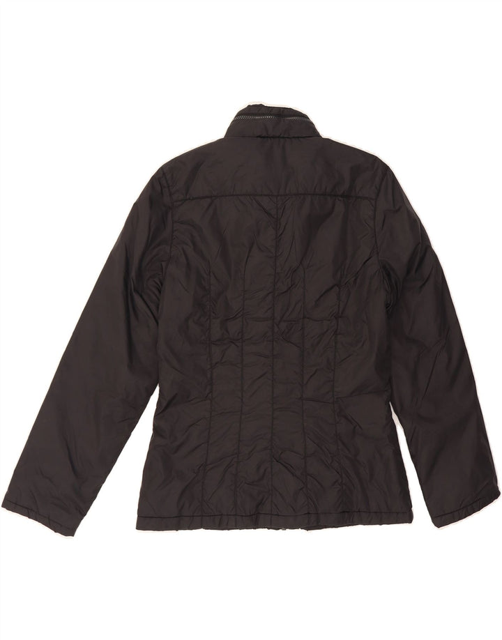 KAPPA Womens Padded Jacket UK 14 Large Black Polyamide Vintage Kappa and Second-Hand Kappa from Messina Hembry 