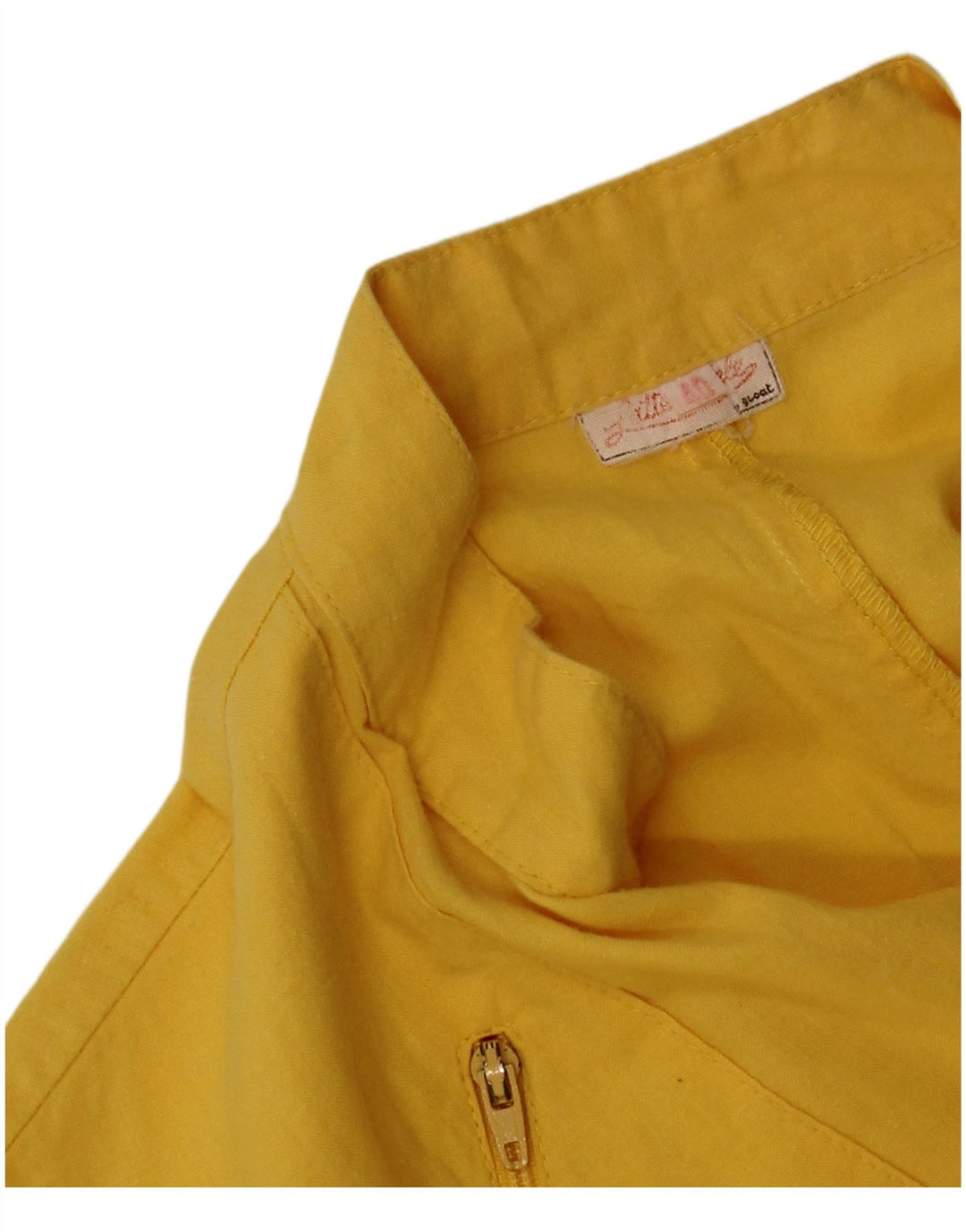 Salopetă vintage fără mâneci pentru femei IT 40 Small Yellow