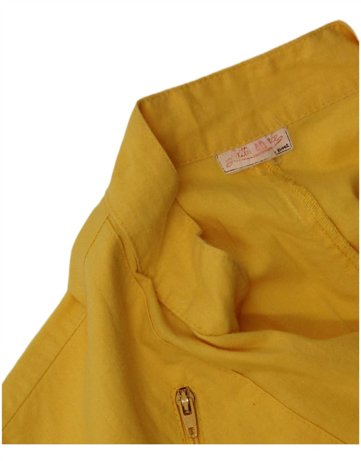 Salopetă vintage fără mâneci pentru femei IT 40 Small Yellow