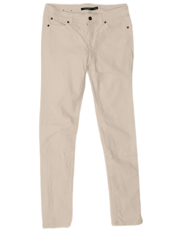 Blugi skinny moderni pentru femei Ralph Lauren US 6 Medium W30 L31 Bumbac alb