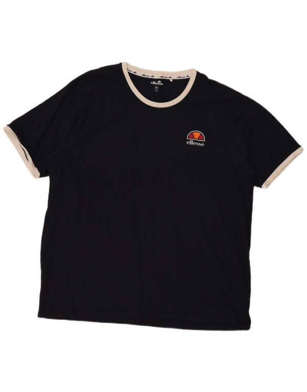 Tricou pentru bărbați Ellesse Top 2XL Bumbac bleumarin
