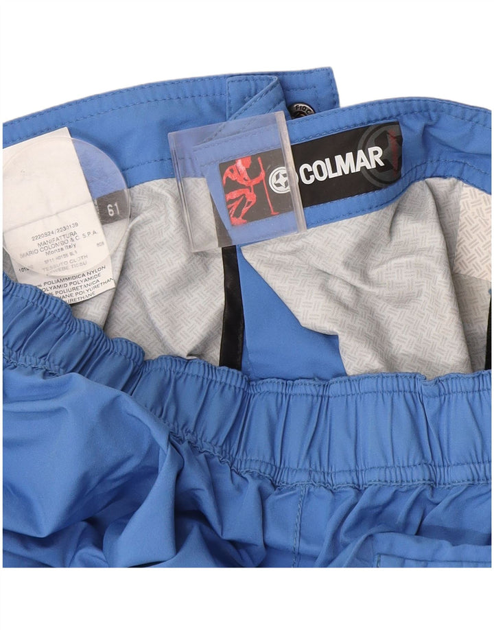 Pantaloni Drepți Impermeabili Colmar Bărbați L36 L31 Poliamidă Albastră