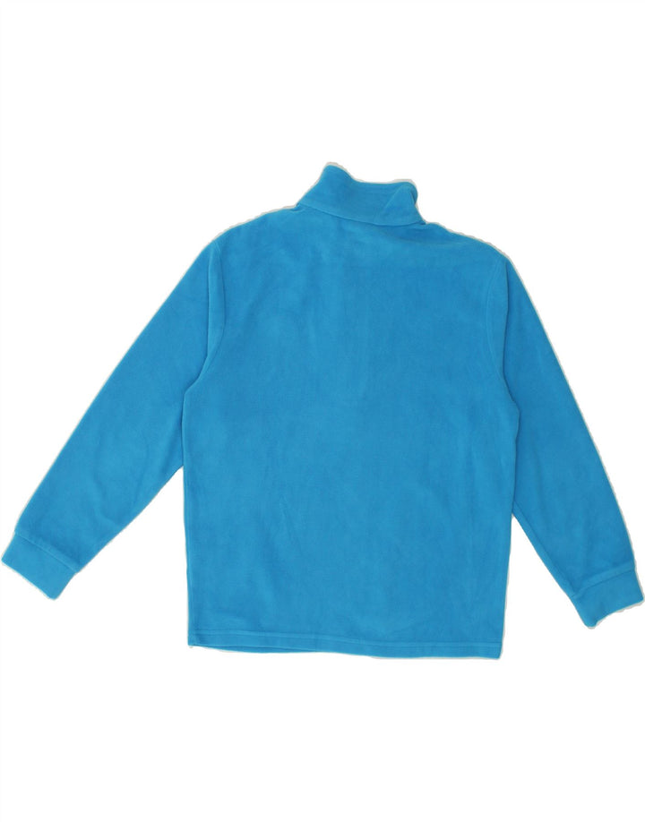BRUGI Boys Zip Neck Fleece Jumper 12-13 Years Medium  Blue Polyester Vintage Brugi and Second-Hand Brugi from Messina Hembry 