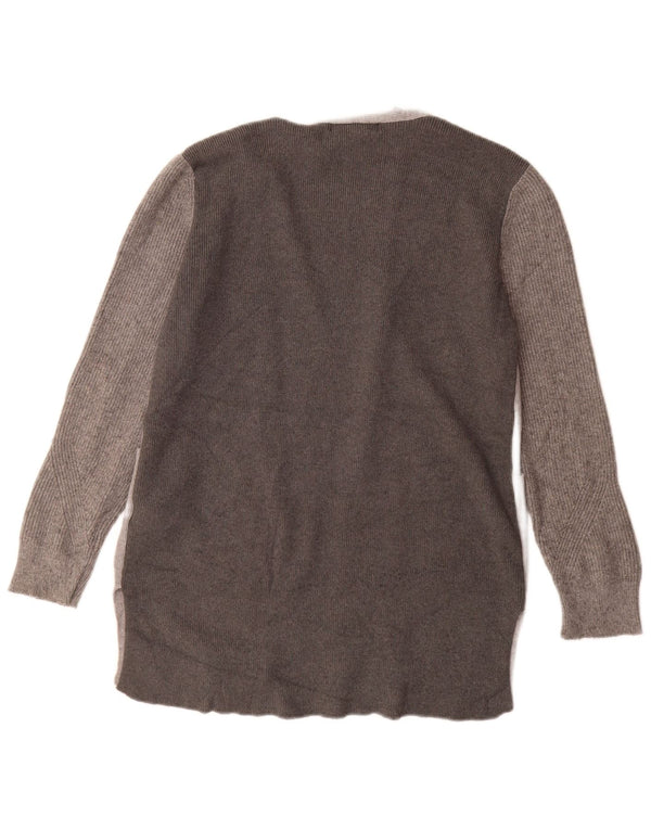 Pulover cardigan cu paragate pentru femei Marks & Spencer UK 12 gri mediu