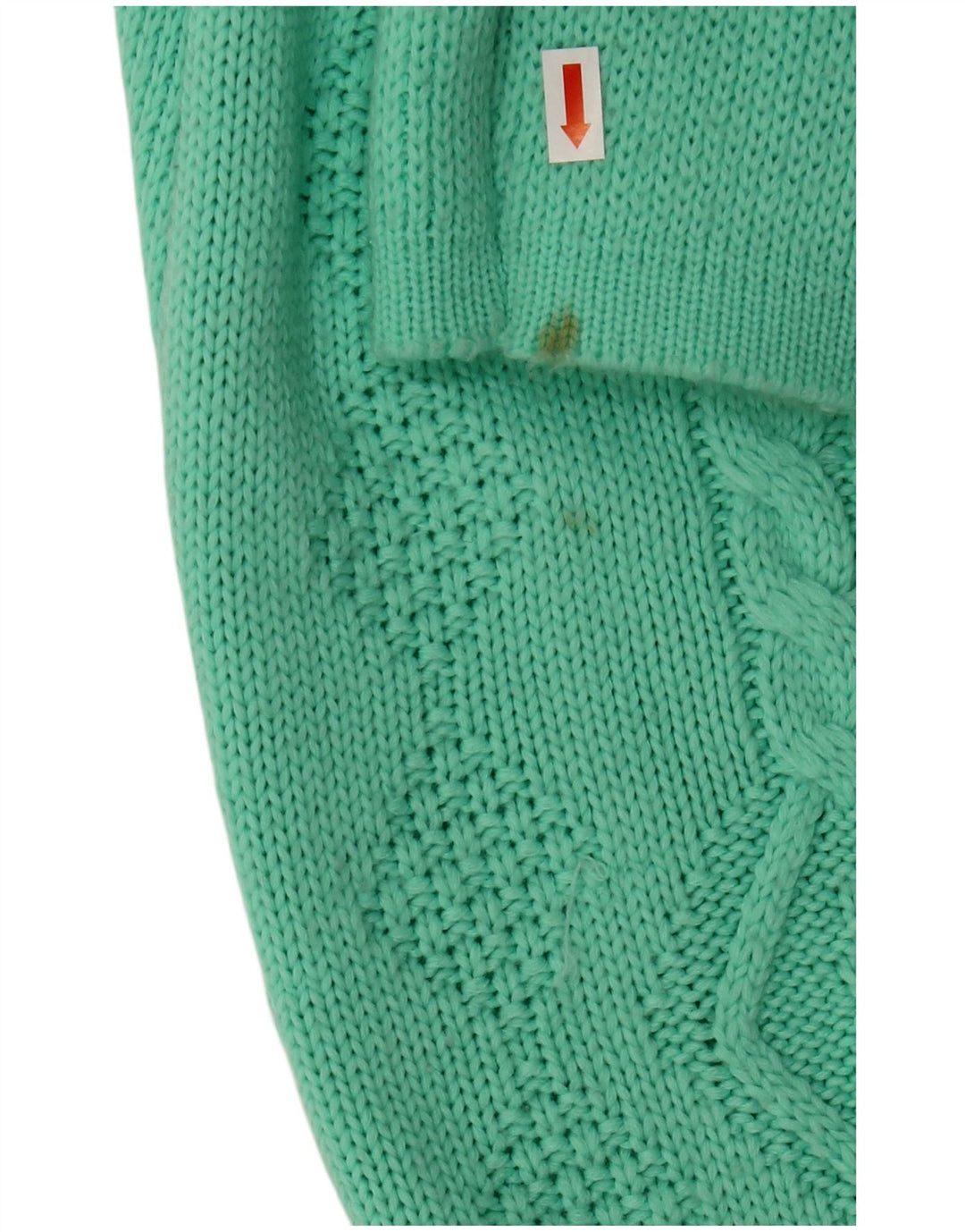 VINTAGE Pulover cu decolteu în V pentru femei UK 18 XL Acrilic verde