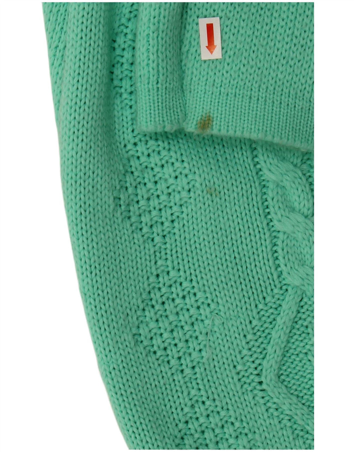 VINTAGE Pulover cu decolteu în V pentru femei UK 18 XL Acrilic verde