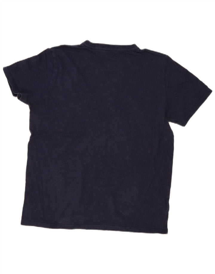 Tricou Fred Perry pentru bărbați Top mare din bumbac bleumarin