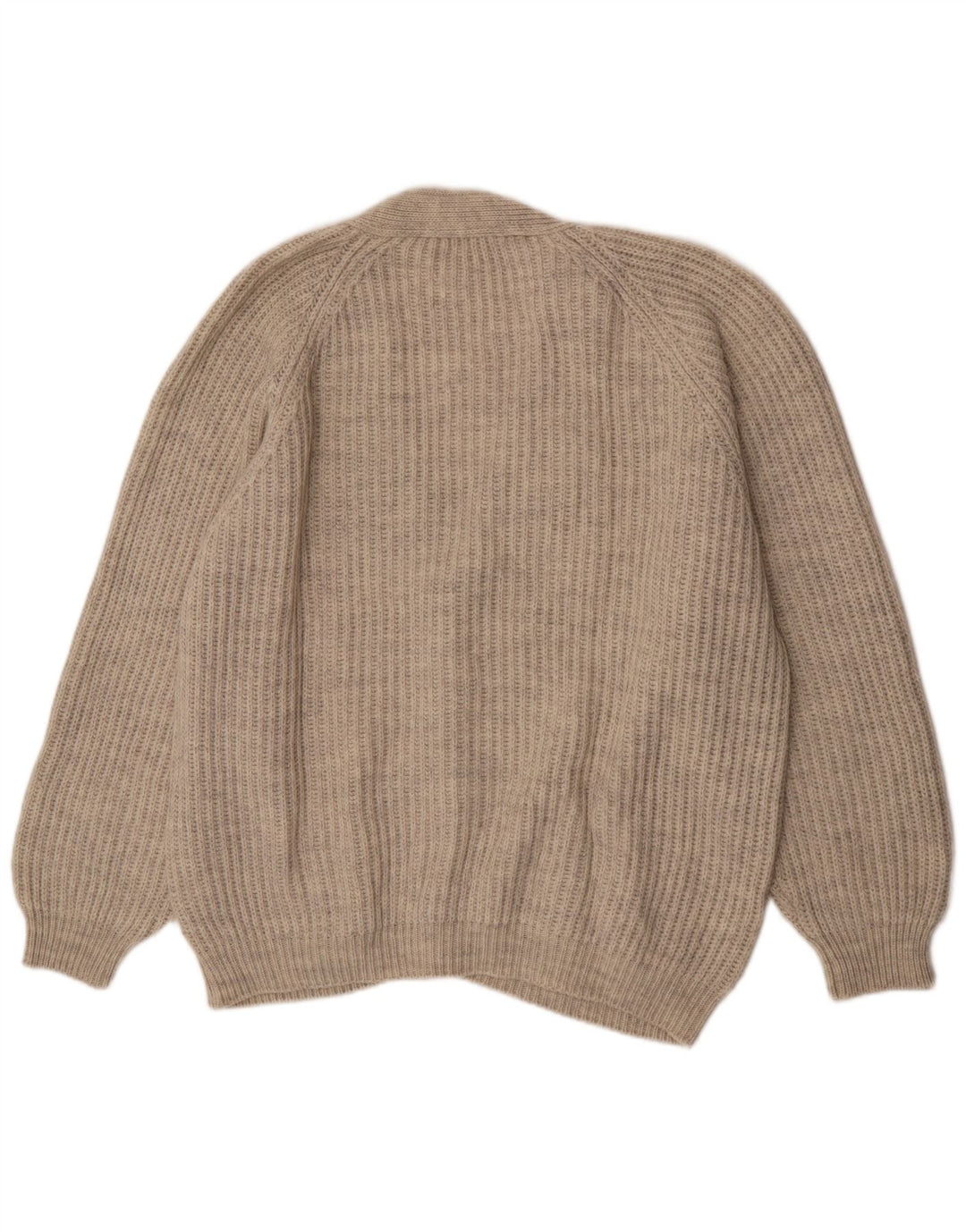 Cardigan Vintage pentru bărbați XL Lână bej