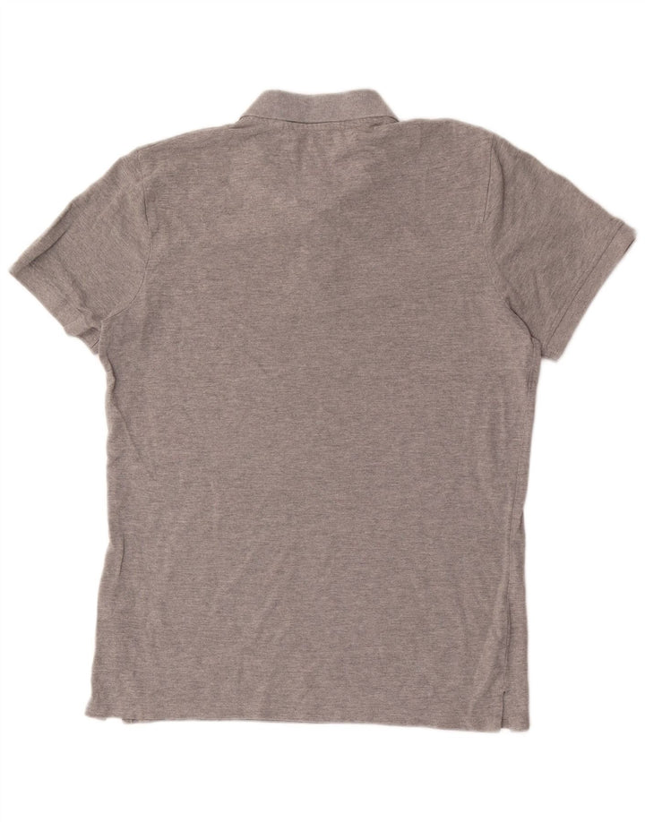 Tricou polo pentru bărbați Mountain Warehouse, bumbac gri mediu