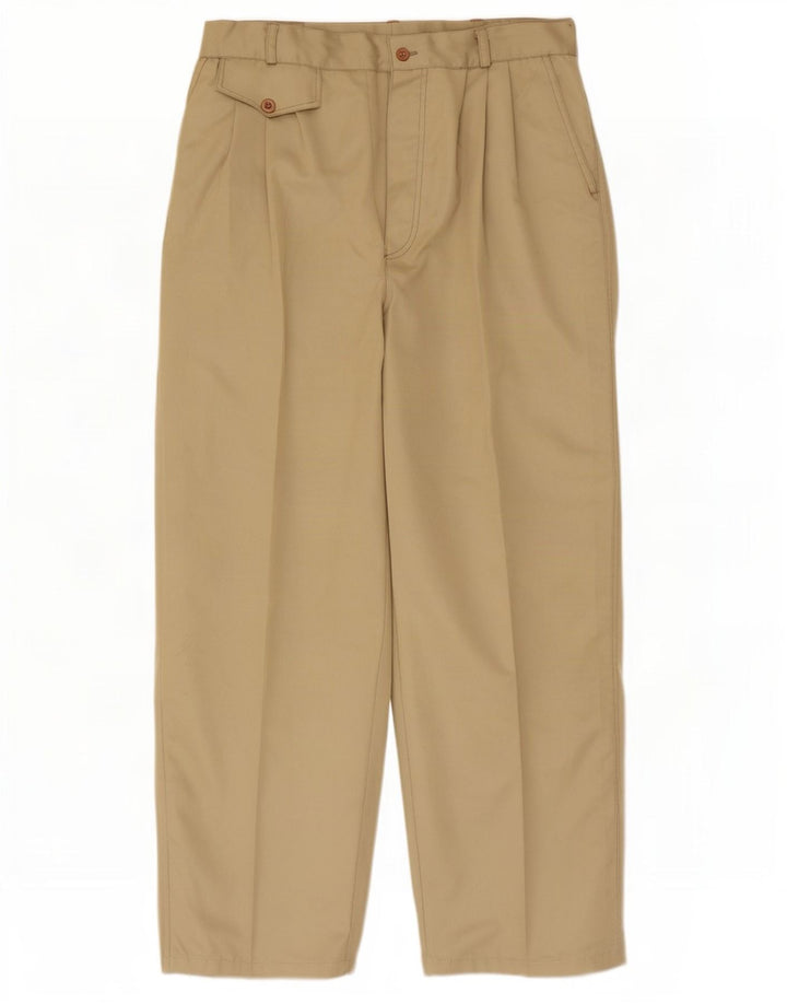 Pantaloni chino vintage pentru bărbați L32 L28 bej