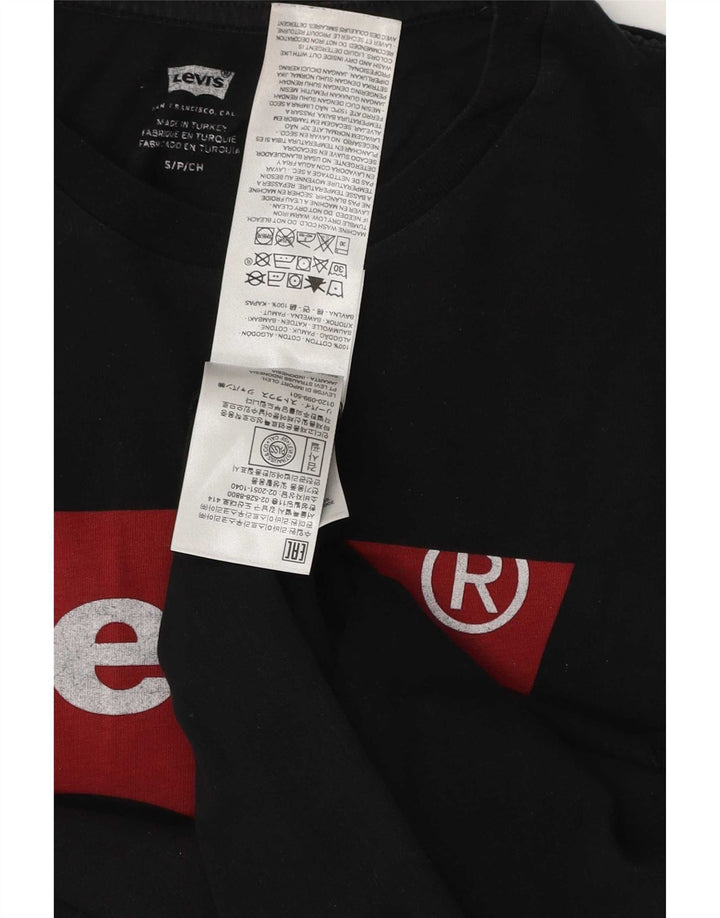 Tricou grafic Nike pentru bărbați Top mic, negru, bumbac