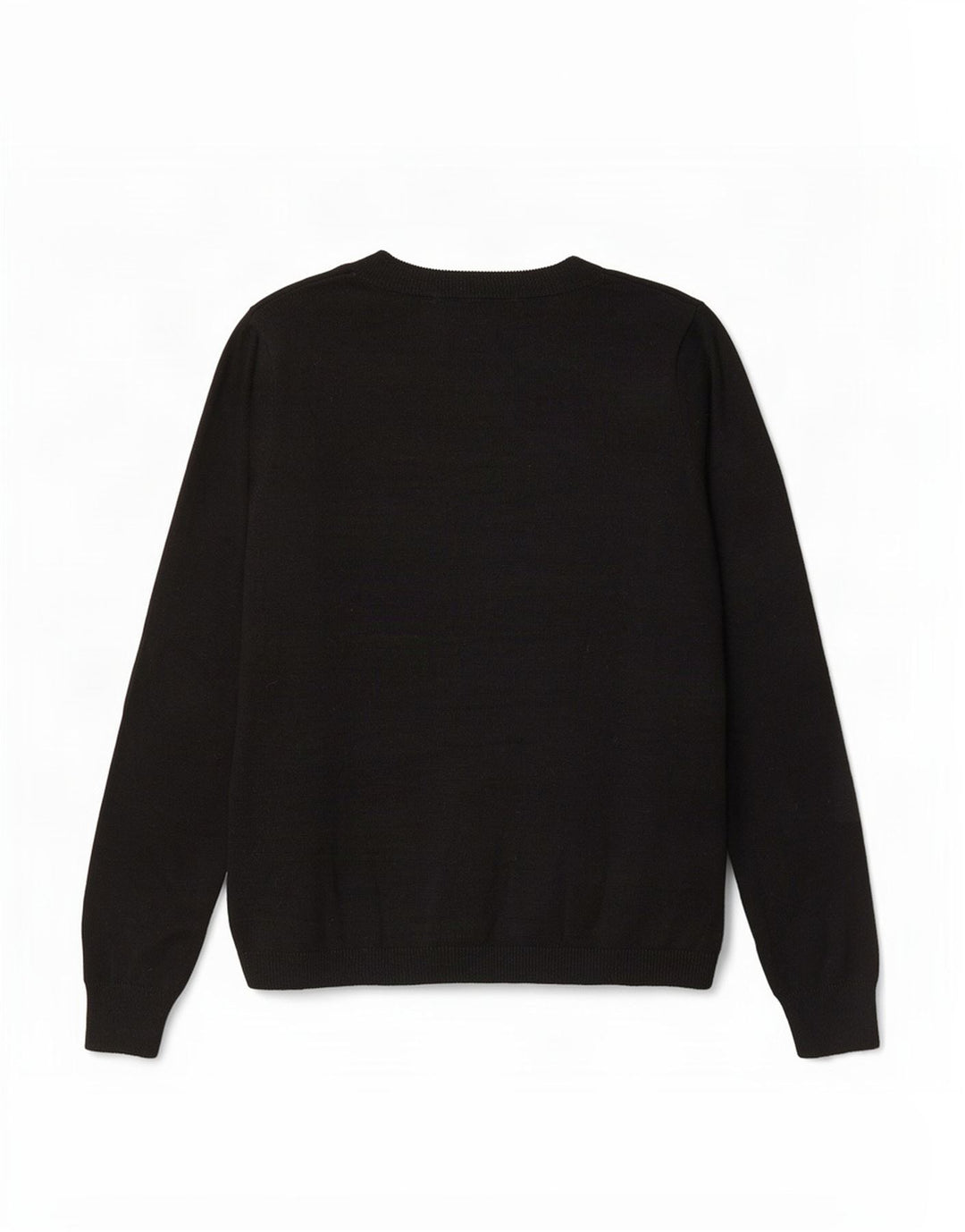 Pulover pentru femei Marks & Spencer cu grafică cu gât de barcă UK 12 Medium Negru
