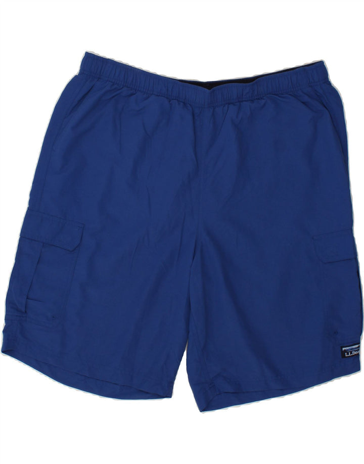 L.L.BEAN Mens Sport Shorts XL  Blue Nylon Vintage L.L.Bean and Second-Hand L.L.Bean from Messina Hembry 