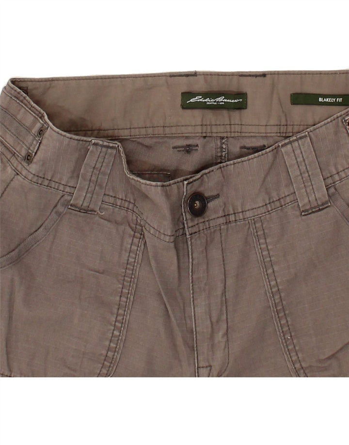 EDDIE BAUER Womens Blakely Fit Cargo Trousers US 8 Medium W34 L24 Brown Vintage Eddie Bauer and Second-Hand Eddie Bauer from Messina Hembry 