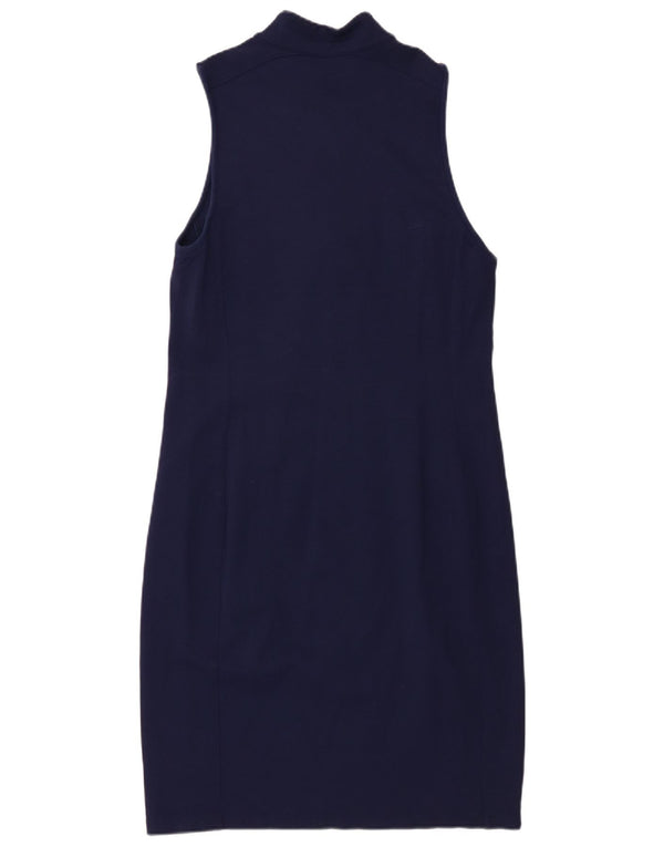Rochie teacă fără mâneci pentru femei Ralph Lauren UK 14 mare, bleumarin, viscoză