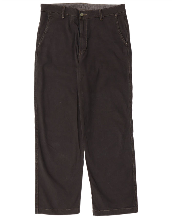 Pantaloni chino 540 drepti pentru bărbați LEVI'S L33 L29 bumbac negru