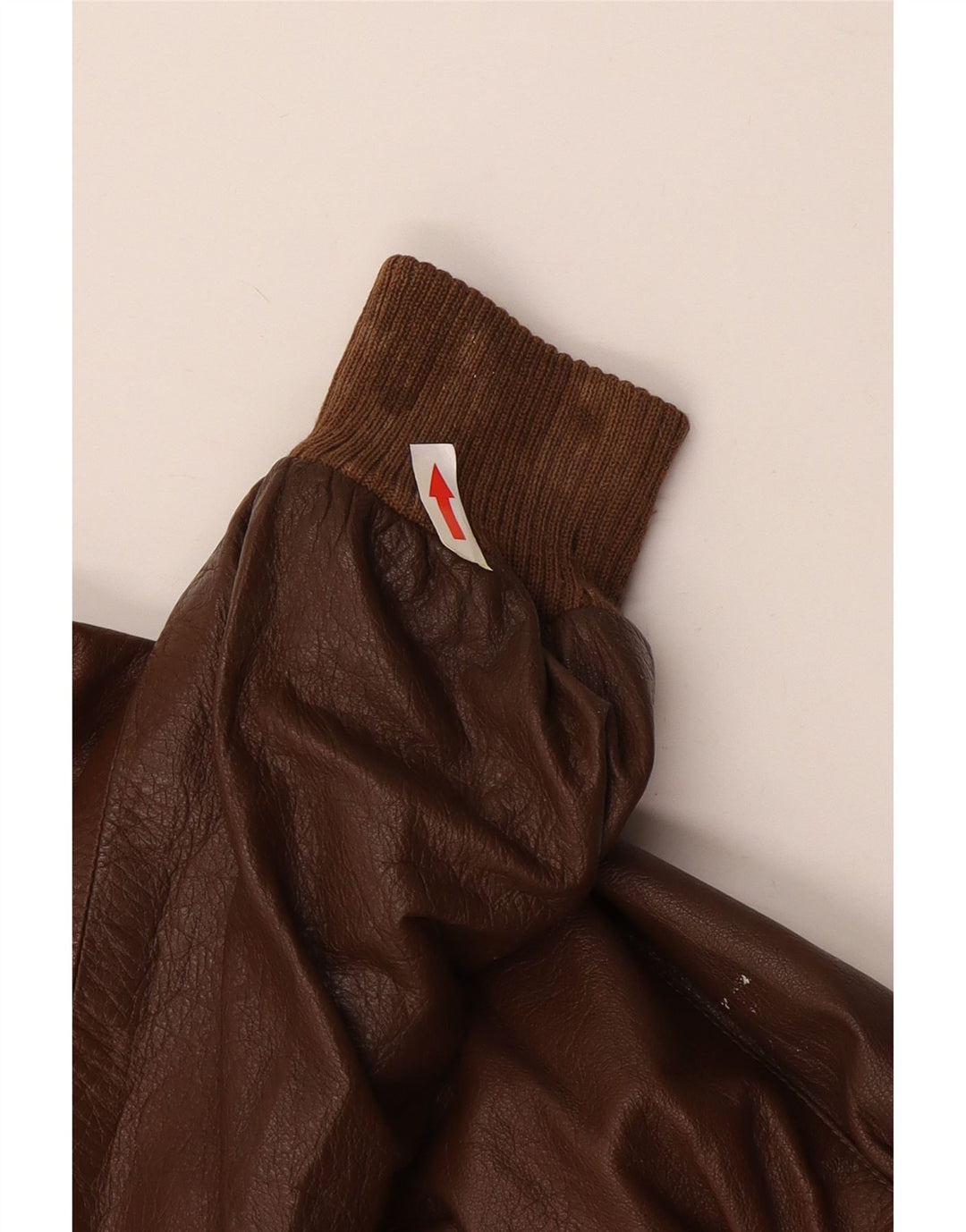 Jachetă de piele vintage pentru bărbați UK 38 maro mediu