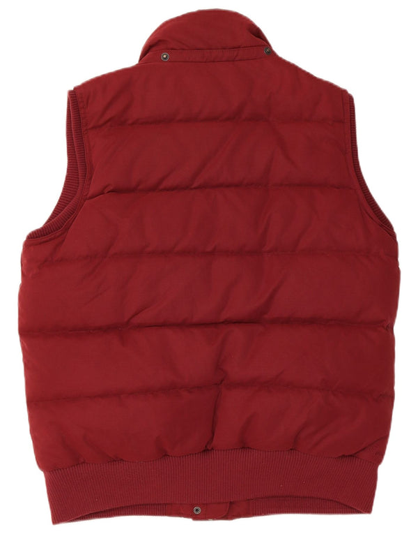 Gilet căptușit pentru femei Fat Face UK 14 Large Maroon Poliester