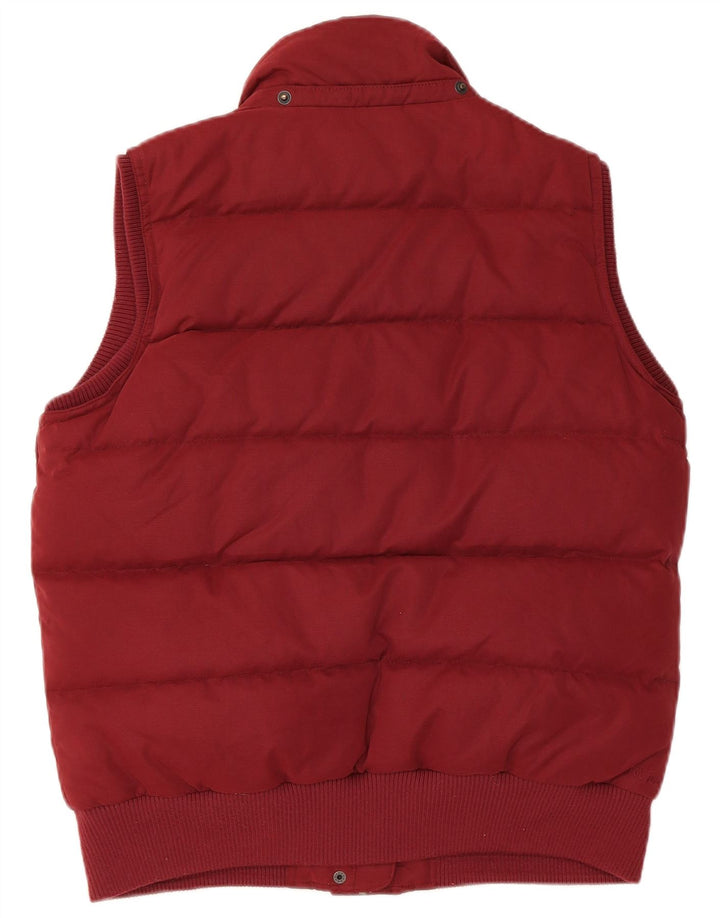 Gilet căptușit pentru femei Fat Face UK 14 Large Maroon Poliester