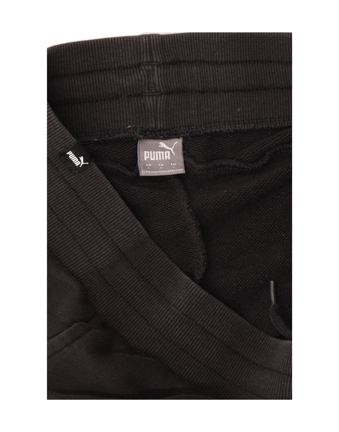 PUMA Mens Tracksuit Trousers Joggers Large Black Vintage Puma and Second-Hand Puma from Messina Hembry 
