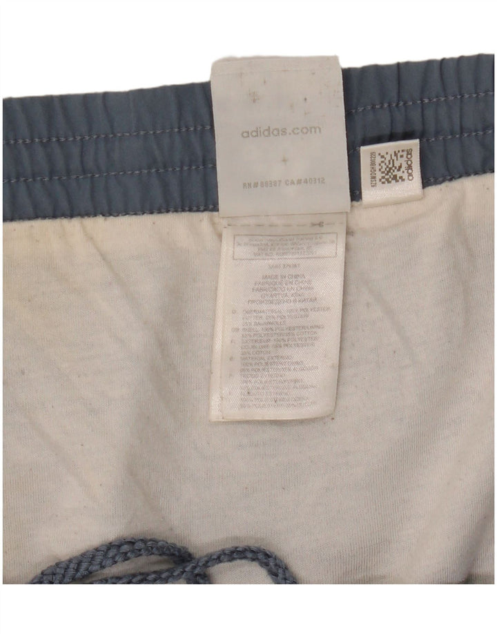 Pantaloni scurți sport pentru bărbați Adidas XL poliester albastru