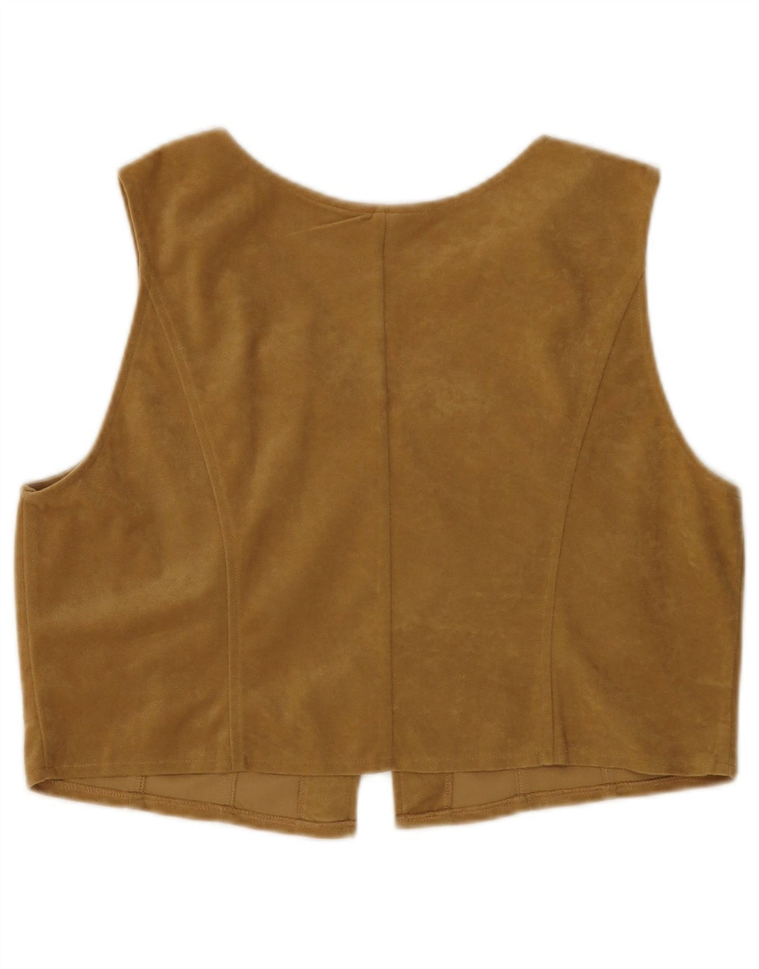 WOODPECKER vestă de velur pentru femei UK 16 mare, bej, poliester