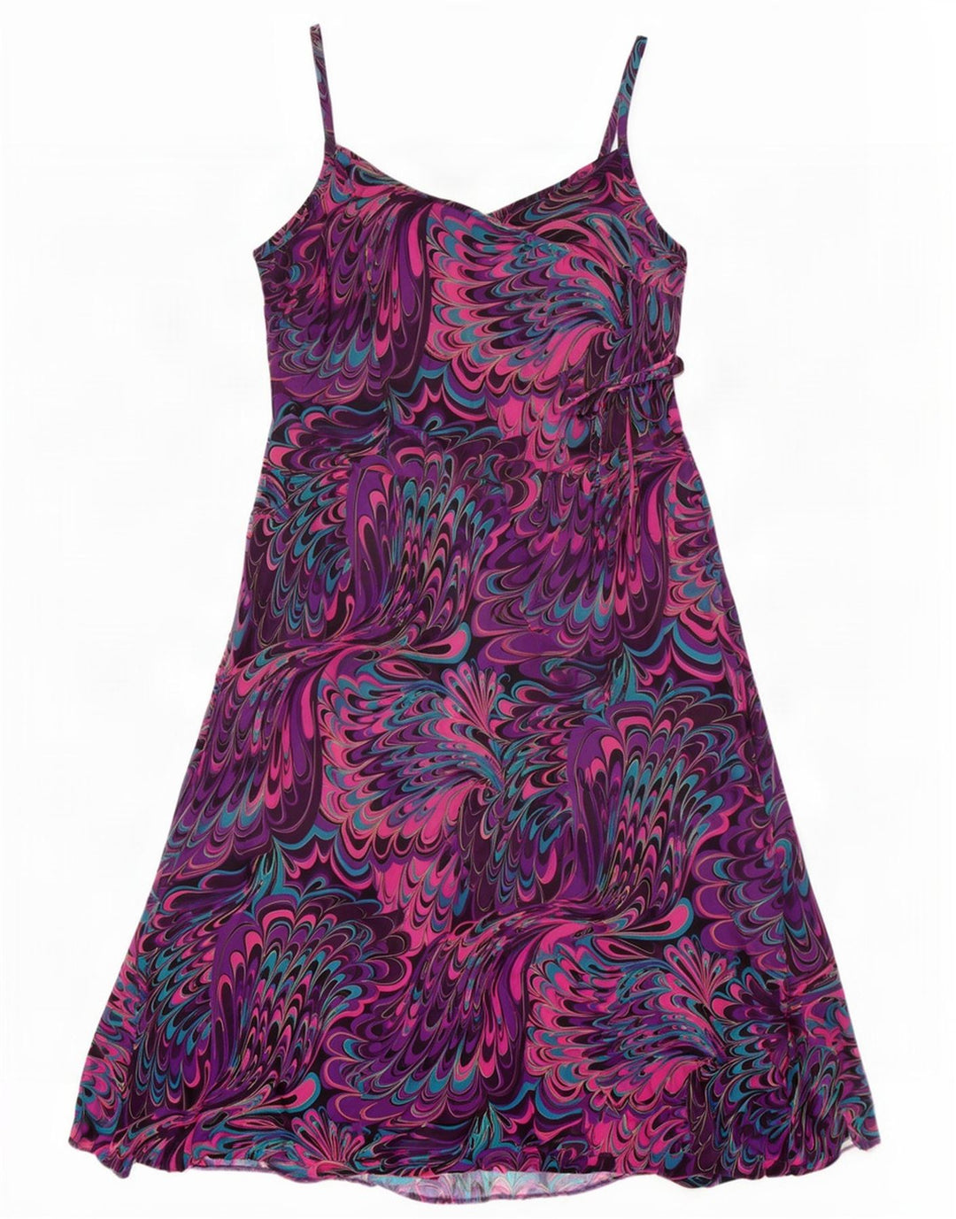 Joanna Hope rochie slip pentru femei cu model abstract UK 16 mare multicoloră