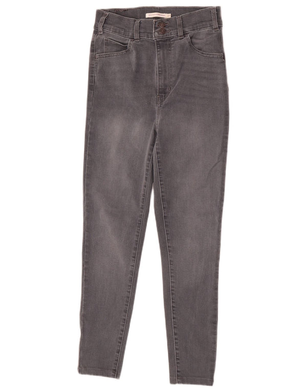 Blugi super skinny pentru femei Mile High Levi's W27 L28 bumbac gri