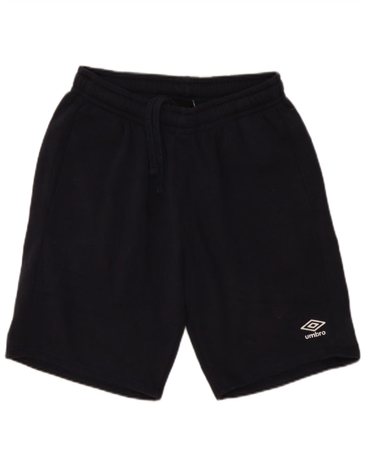 Pantaloni scurți sport Umbro pentru bărbați, bumbac, albastru bleumarin mediu