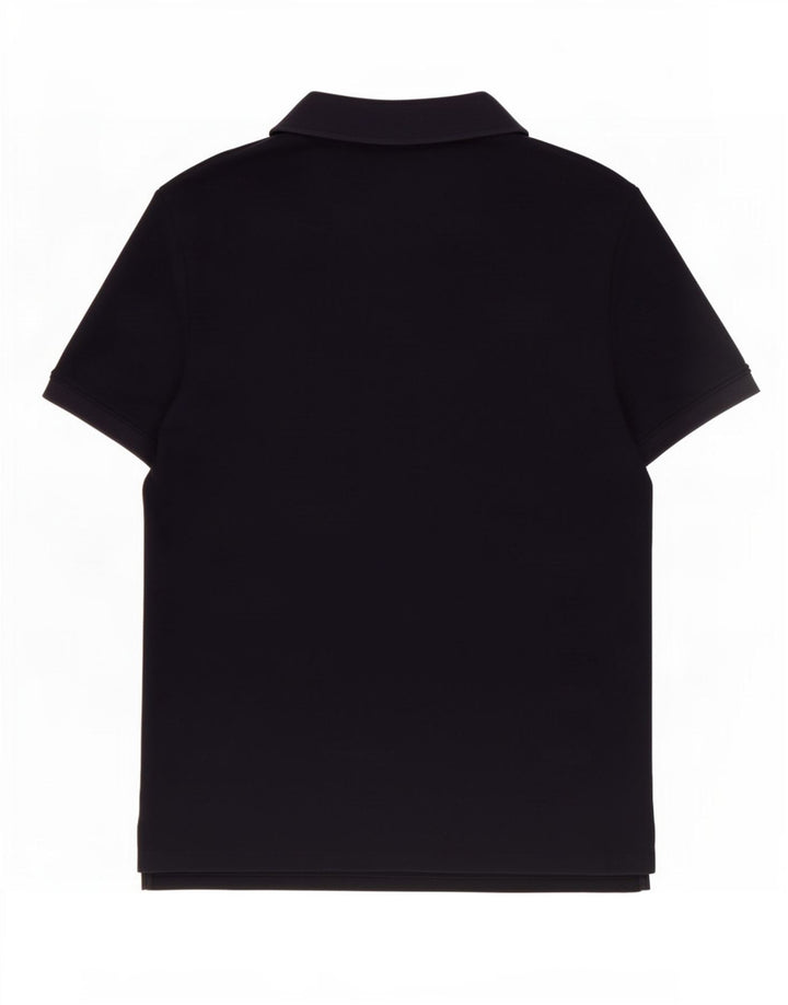 Cămașă polo Calvin Klein pentru bărbați, bumbac albastru bleumarin mediu