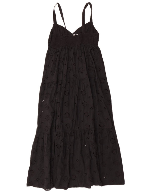 Rochie Maxi fără mâneci pentru femei Zara UK 12 Medium Black