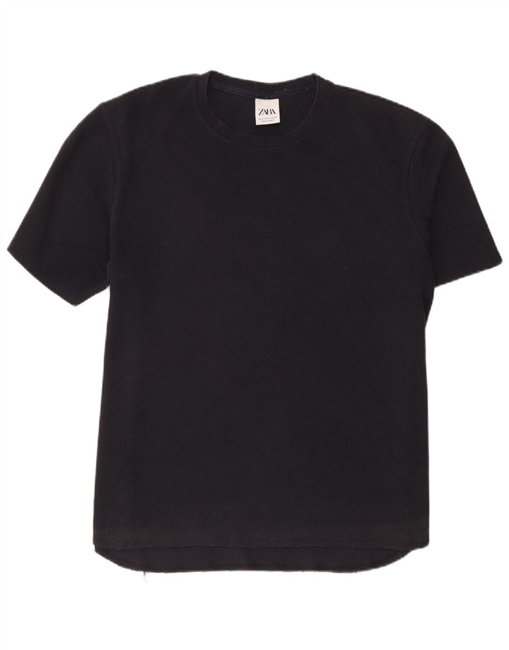 Tricou pentru bărbați Zara Top XL Bleumarin