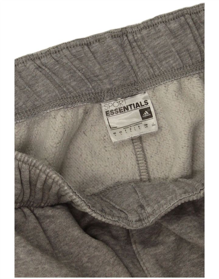 Pantaloni de trening cu grafic pentru bărbați Adidas Pantaloni de jogging mari, gri
