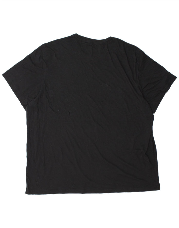 Tricou grafic pentru bărbați Nike Top 3XL bumbac negru