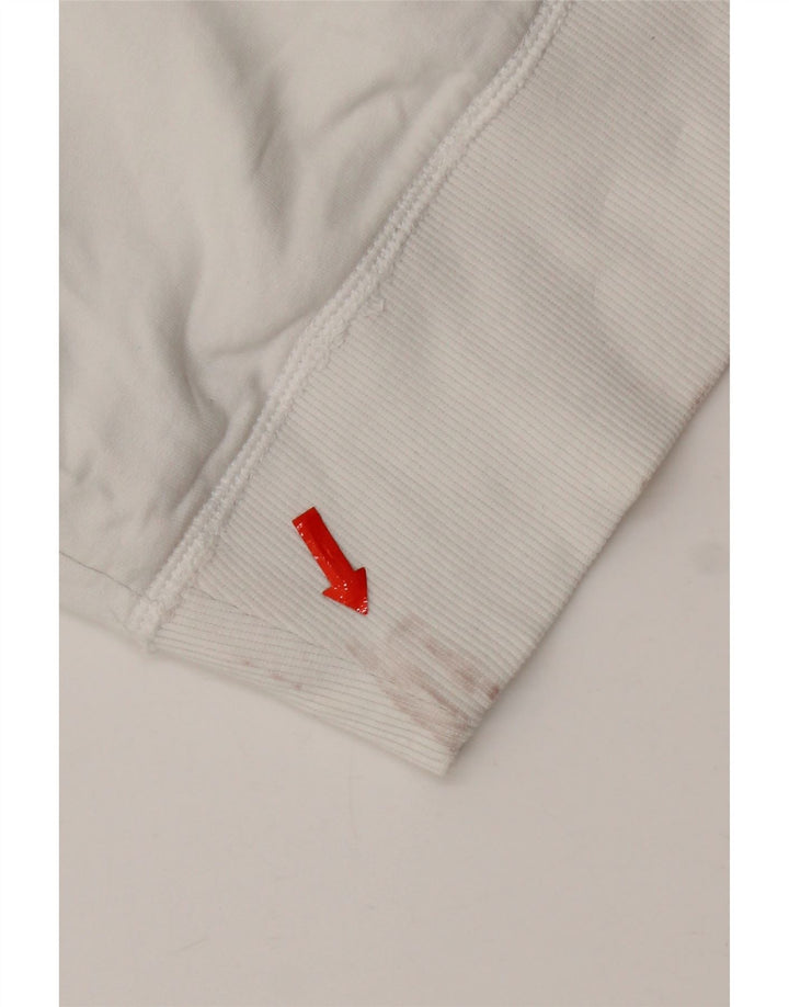 Fusta mini pentru femei Benetton UK 12 Medium White