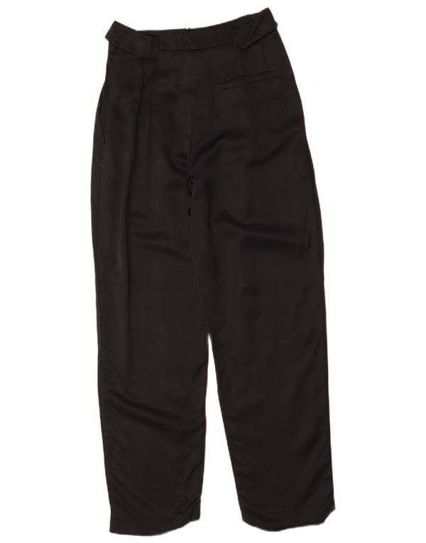Whistles Pantaloni chino cu talie înaltă pentru femei UK 10 Small W26 L27 Negru