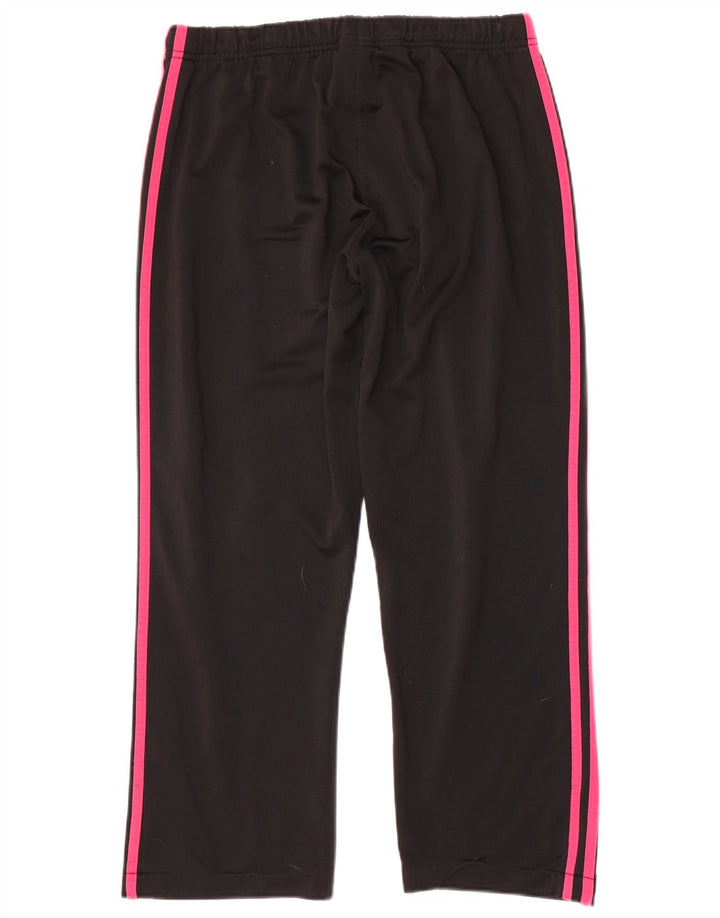 Pantaloni de trening Adidas pentru femei UK 16 Poliester negru mare