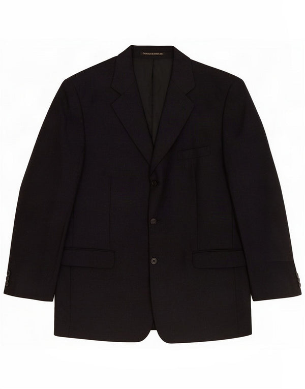 Marks & Spencer Jachetă pentru bărbați St. Michael cu 3 nasturi Marea Britanie 44 XL Negru