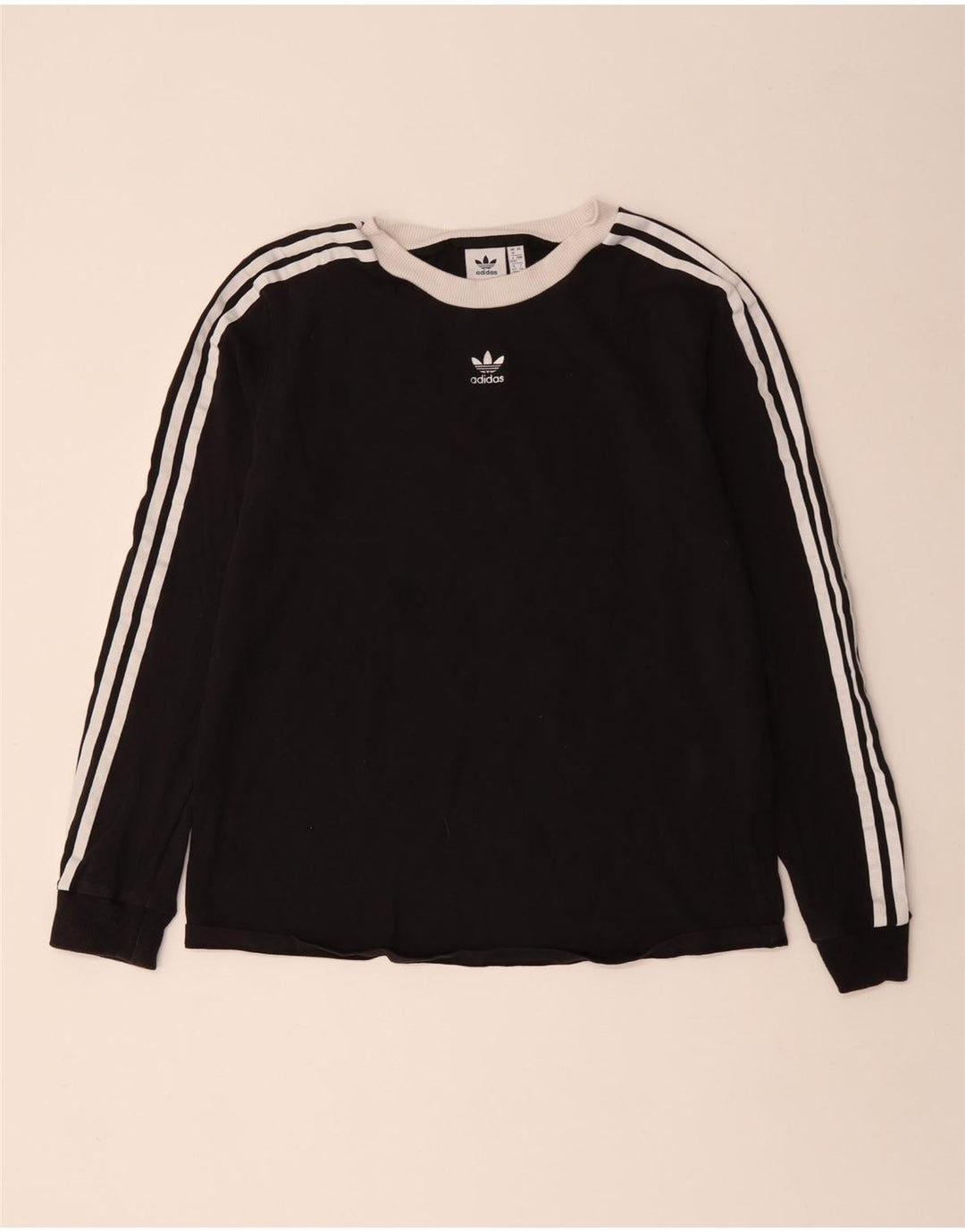 Top pentru femei Adidas cu mânecă lungă UK 16 Large Black