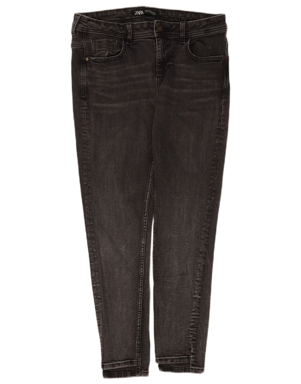 Blugi skinny pentru femei Zara EU 40 Medium W30 L28 Bumbac gri