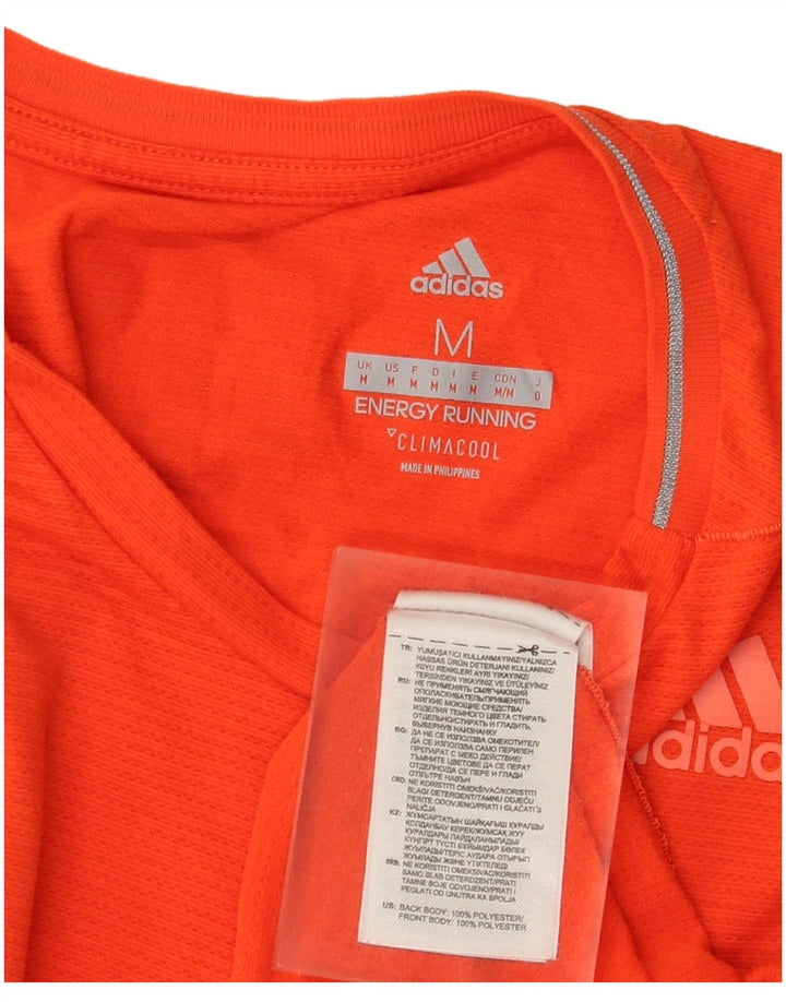 Tricou Adidas Climacool pentru bărbați Top Medium Portocaliu Poliester