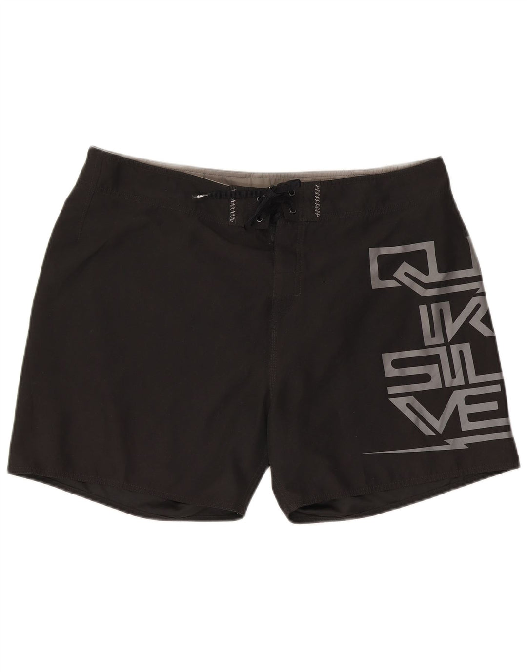 Pantaloni scurți de înot grafic Quiksilver pentru bărbați XL poliester negru
