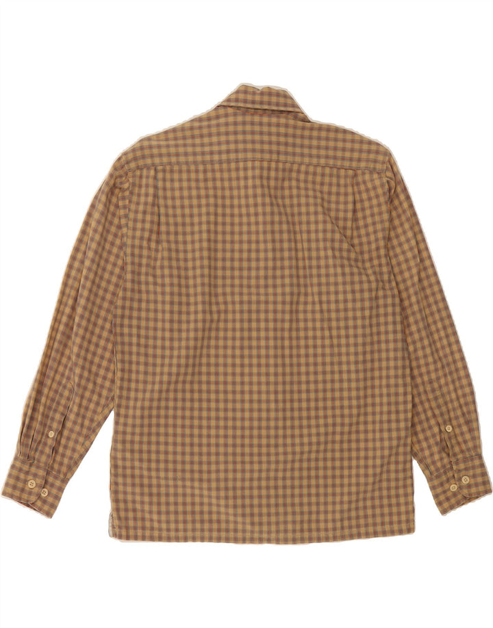 H&M Mens Shirt XS Brown Check Cotton Vintage H&M and Second-Hand H&M from Messina Hembry 
