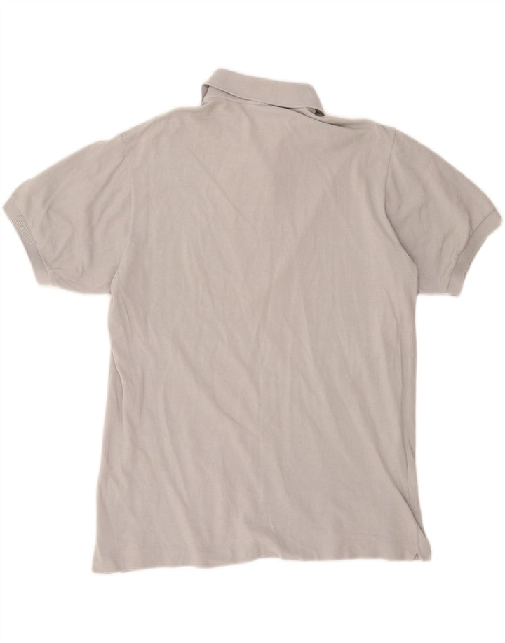 Tricou polo LACOSTE pentru bărbați, mărimea 4, bumbac gri mediu