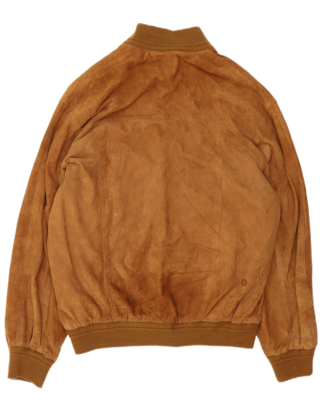Jachetă Bomber Vintage pentru bărbați din piele intoarsa IT 52 XL din piele maro