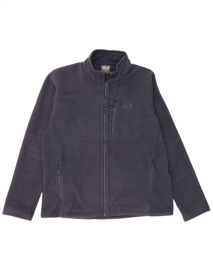 Jachetă fleece pentru bărbați JACK WOLFSKIN UK 44/46 XL bleumarin poliester