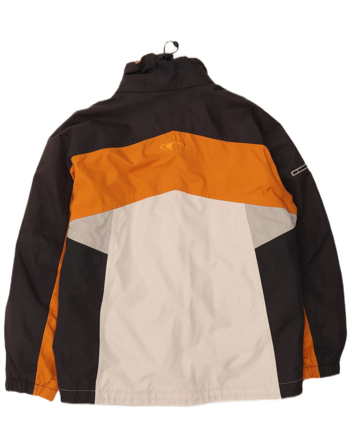 O'NEILL Mens Windbreaker Jacket UK 40 Large Black Colourblock Polyester