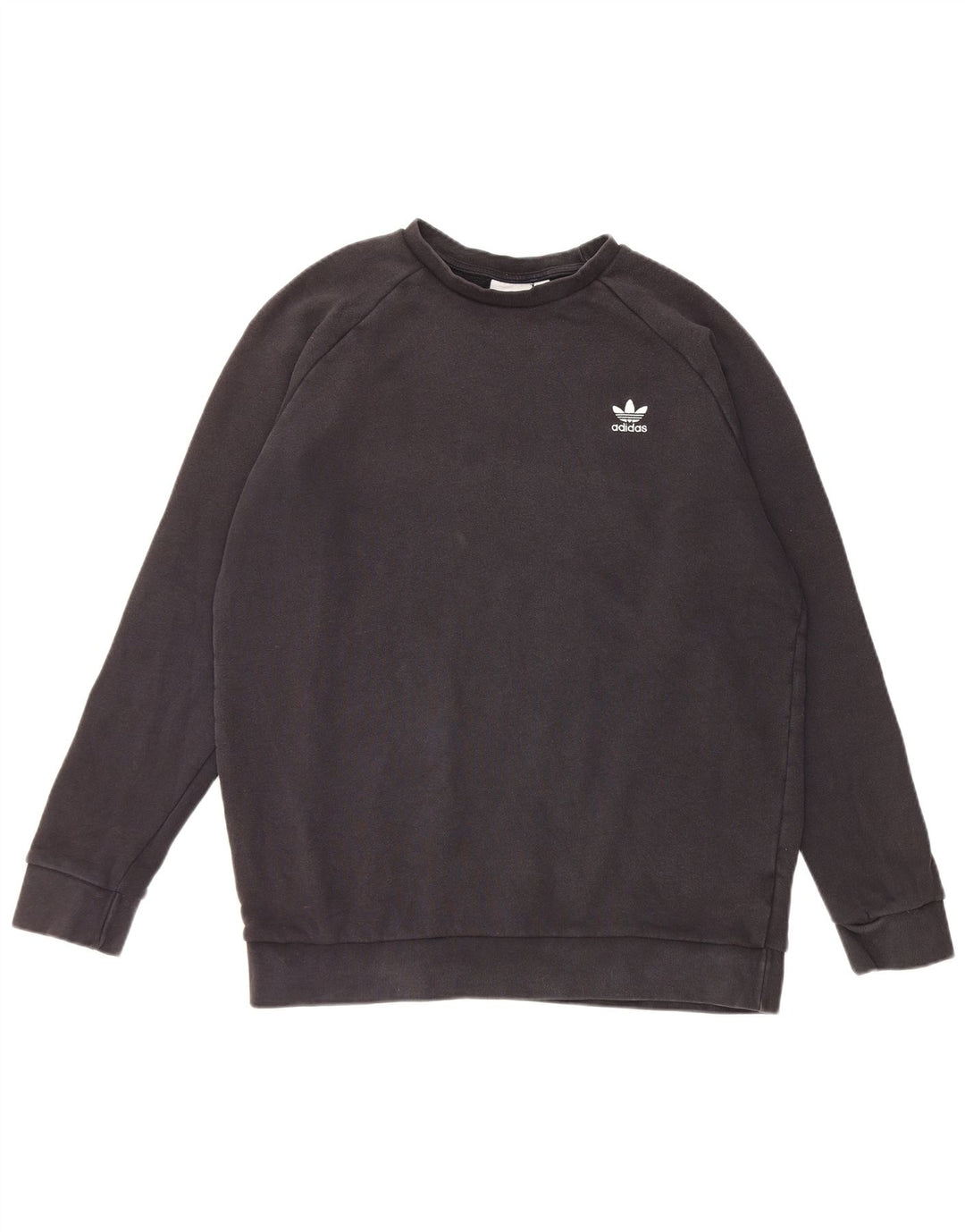 Hanorac pentru bărbați Adidas Jumper mare, negru, bumbac